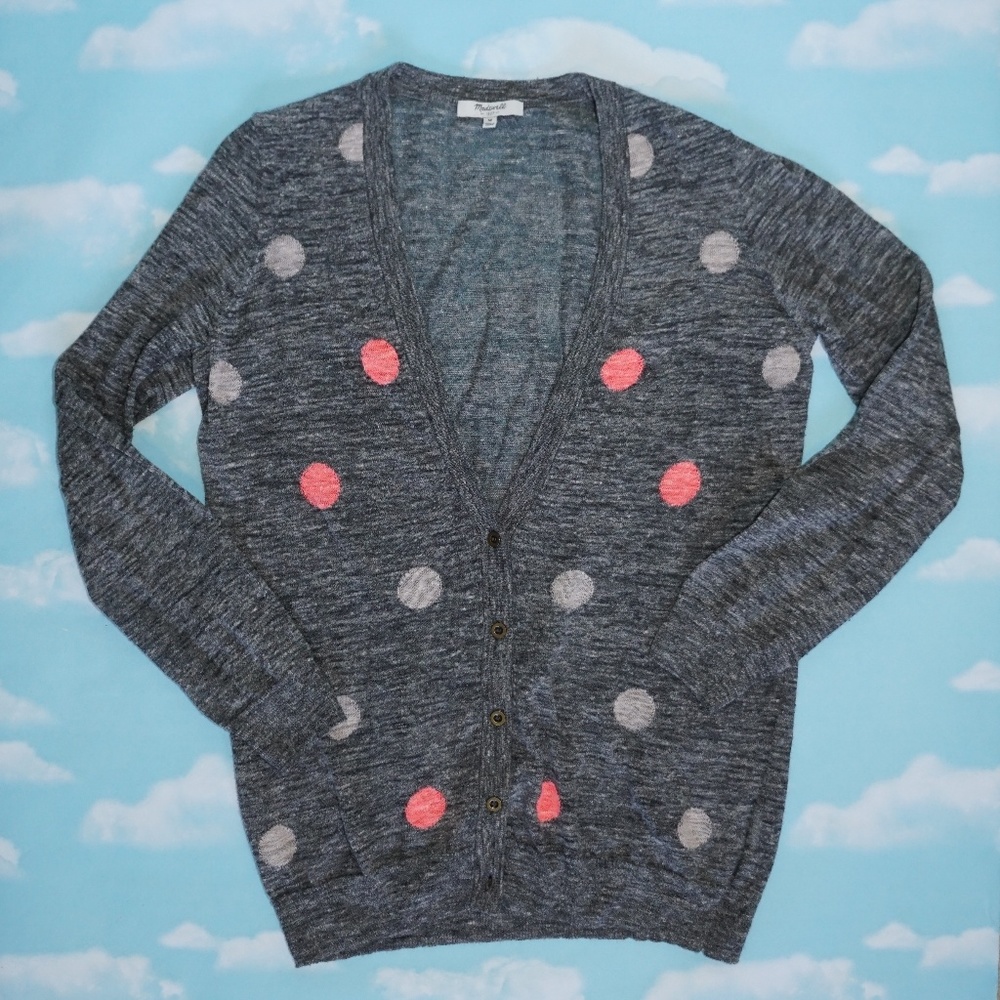 Madewell Double Dot Cardigan